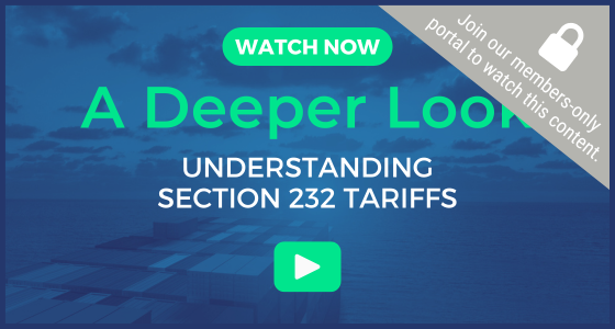 A Deeper Look: Understanding Section 232 Tariffs